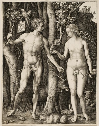 Adán y Eva de Albrecht Dürer