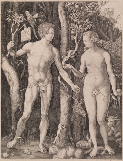 Adán y Eva de Albrecht Dürer
