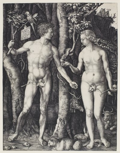 Adán y Eva de Albrecht Dürer