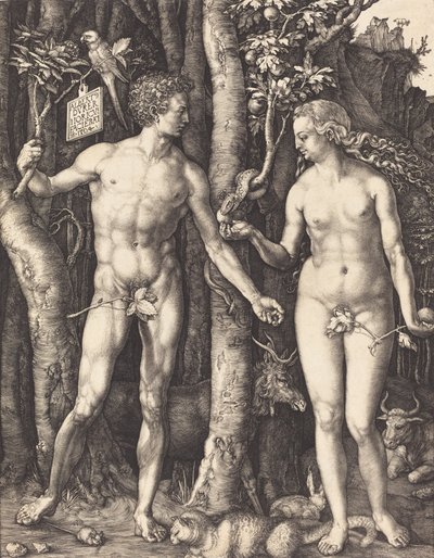 Adán y Eva de Albrecht Dürer