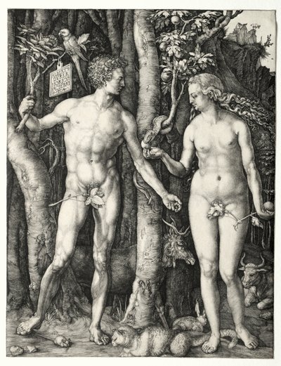 Adán y Eva de Albrecht Dürer