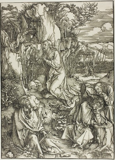 Agonía en el jardín, de La Gran Pasión de Albrecht Dürer