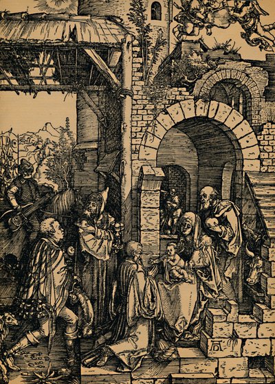 Anbetung der Konige, 1503-1504 de Albrecht Dürer
