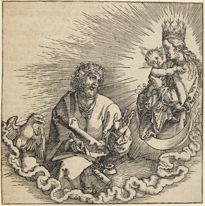 Apocalipsis de san Juan (portada) de Albrecht Dürer