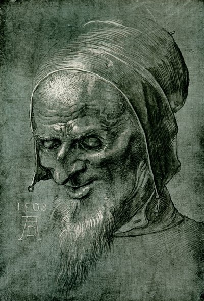Cabeza de apóstol de 1508 de Albrecht Dürer