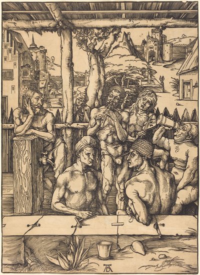 El baño de hombres de Albrecht Dürer