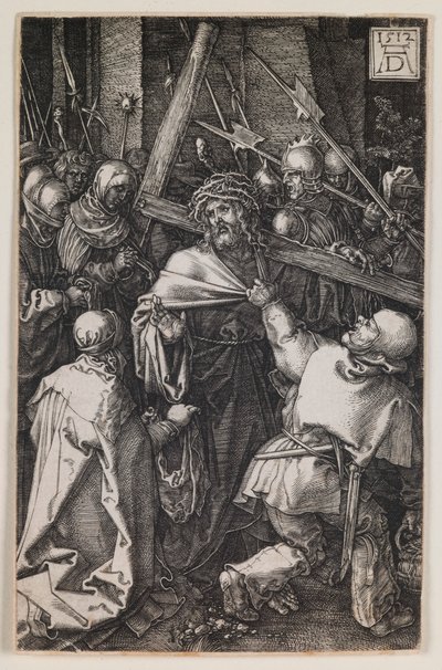 Cargando la Cruz, de la serie “La Pasión Grabada” de Albrecht Dürer