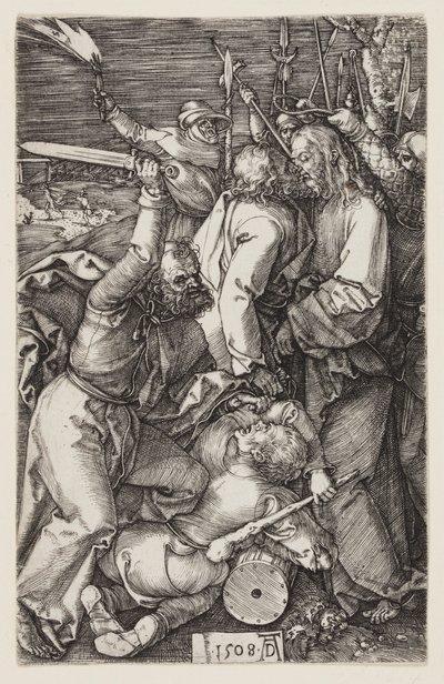 Traición de Cristo, de La Pasión Grabada de Albrecht Dürer