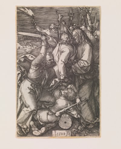 Traición a Cristo, de la serie “La Pasión Grabada” de Albrecht Dürer