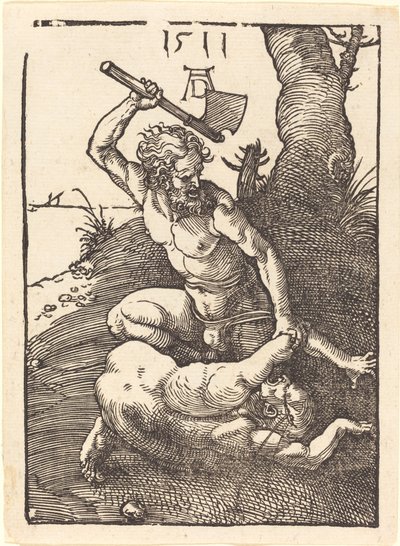 Caín matando a Abel de Albrecht Dürer