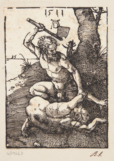 Caín matando a Abel de Albrecht Dürer