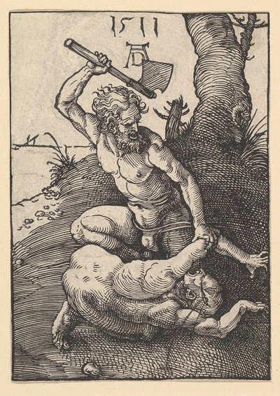 Caín matando a Abel de Albrecht Dürer