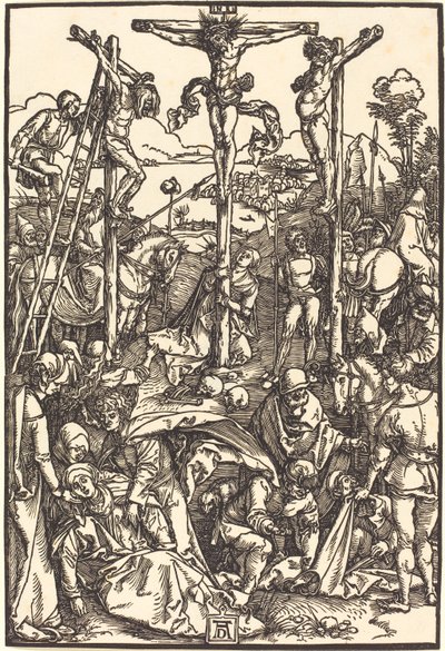 Calvario con las tres cruces de Albrecht Dürer