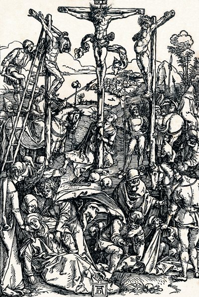 Calvario con las Tres Cruces, 1504 1906 de Albrecht Dürer