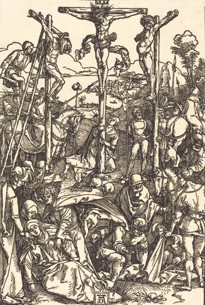 Calvario con las tres cruces, c. 1504-1505 de Albrecht Dürer