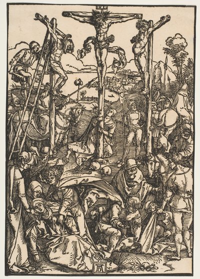 Calvario con las tres cruces, ca. 1503 de Albrecht Dürer