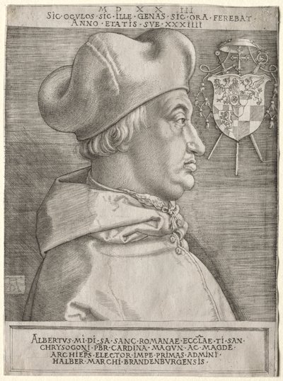 Cardenal Albrecht de Brandeburgo - La gran placa de Albrecht Dürer