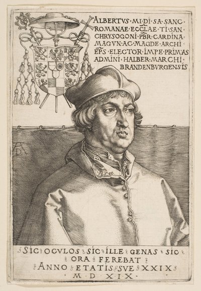 Cardenal Albrecht de Brandeburgo, 1519 de Albrecht Dürer