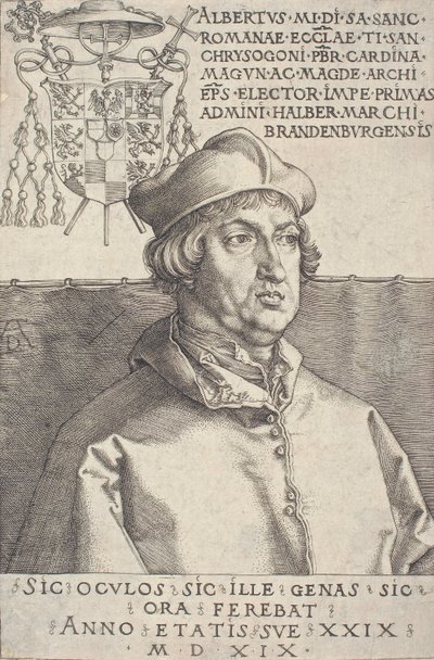 Cardenal Albrecht de Brandeburgo de Albrecht Dürer