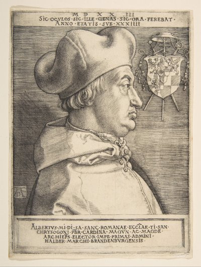 Cardenal Albrecht de Brandeburgo de Albrecht Dürer