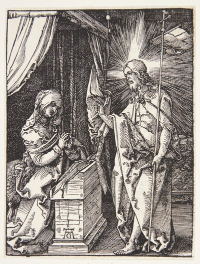 Cristo Apareciendo a su Madre de Albrecht Dürer