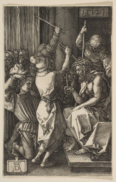 Cristo coronado de espinas, de la Pasión Grabada, 1512 de Albrecht Dürer