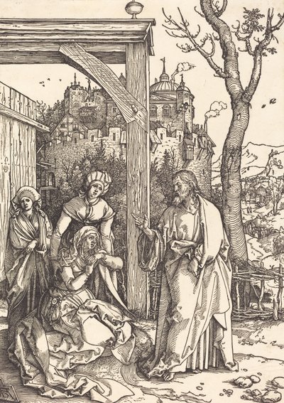 Cristo despidiéndose de su madre, c. 1504-1505 de Albrecht Dürer