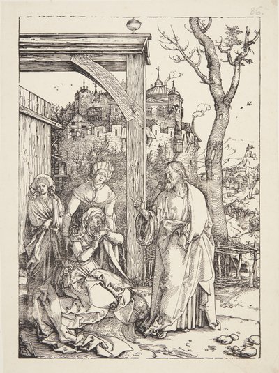 Cristo despidiéndose de su madre de Albrecht Dürer