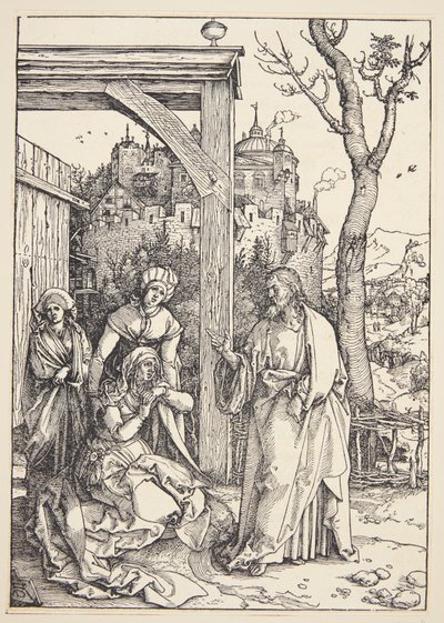 Cristo despidiéndose de su madre de Albrecht Dürer
