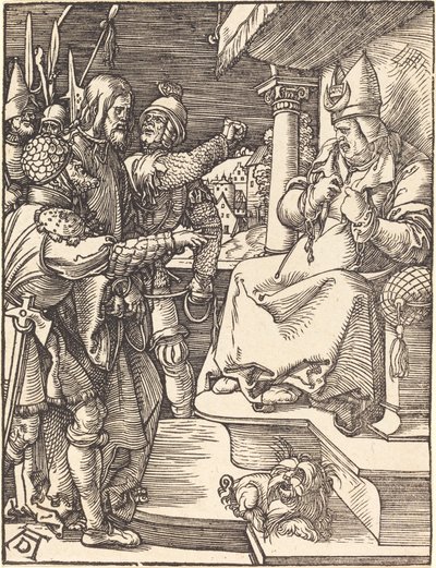 Cristo ante Caifás de Albrecht Dürer