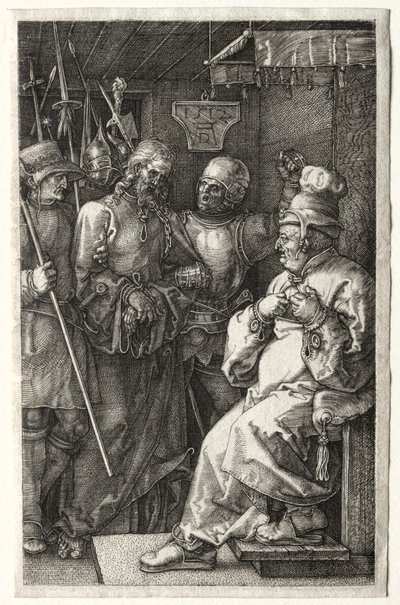 Cristo ante Caifás de Albrecht Dürer