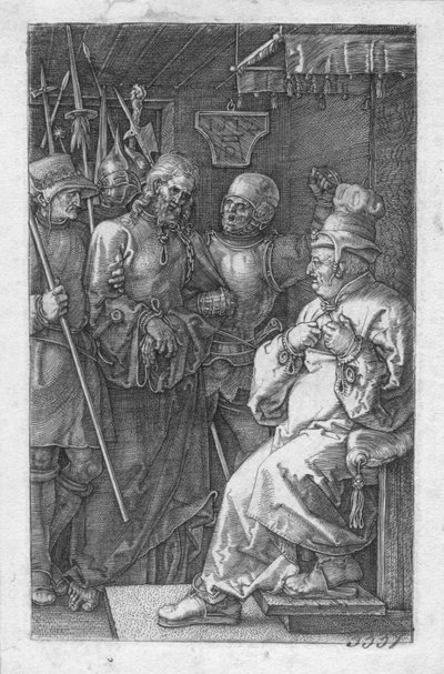 Cristo ante Caifás de Albrecht Dürer