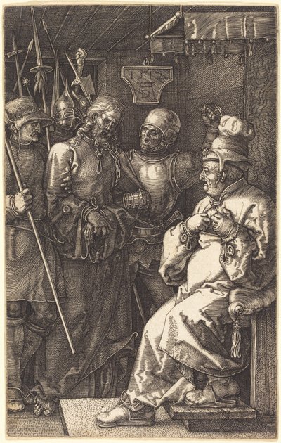 Cristo ante Caifás de Albrecht Dürer