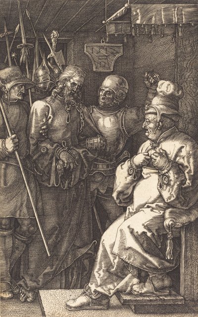Cristo ante Caifás, 1512 de Albrecht Dürer
