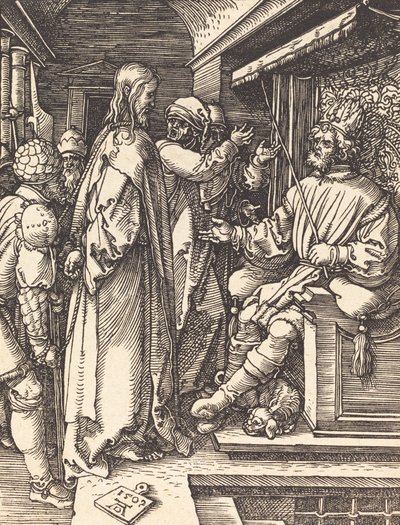 Cristo ante Herodes, 1509 de Albrecht Dürer