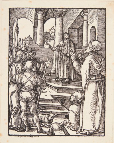 Cristo ante Pilato de Albrecht Dürer