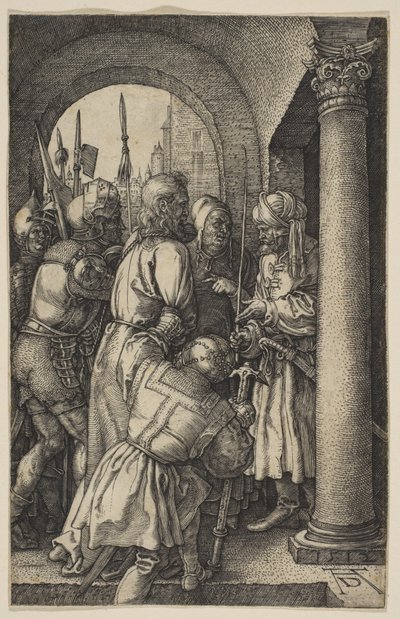 Cristo ante Pilato, de «La Pasión» de Albrecht Dürer