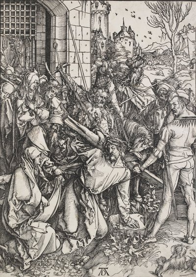 Cristo cargando la cruz, 1498-1499 de Albrecht Dürer