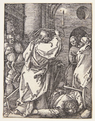 Cristo expulsando a los mercaderes del Templo de Albrecht Dürer