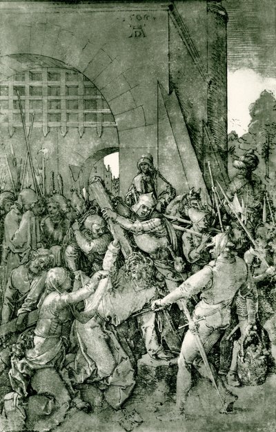 Cristo cae bajo la cruz de Albrecht Dürer