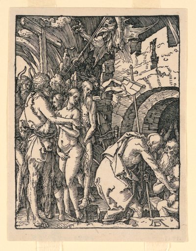 Cristo en el limbo (Descenso a los infiernos), de la serie La pequeña pasión de Albrecht Dürer