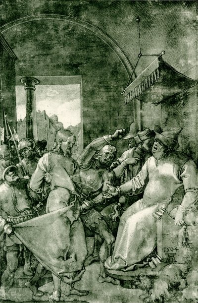 Cristo ante Caifás de Albrecht Dürer
