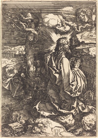 Cristo en el Monte de los Olivos de Albrecht Dürer