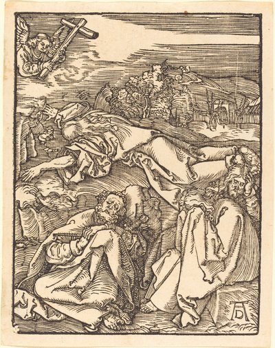 Cristo en el Monte de los Olivos de Albrecht Dürer