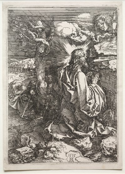 Cristo en el Monte de los Olivos de Albrecht Dürer