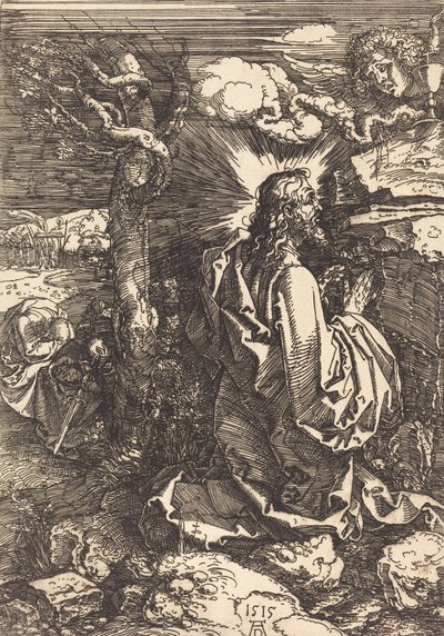 Cristo en el Monte de los Olivos de Albrecht Dürer