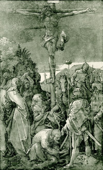 Cristo en la cruz de Albrecht Dürer