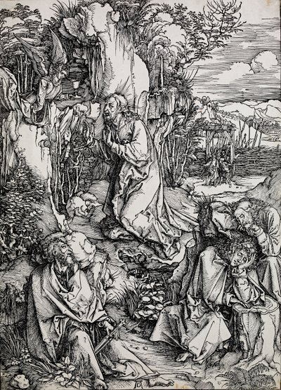 Cristo en el monte de los olivos, 1496-1511 de Albrecht Dürer