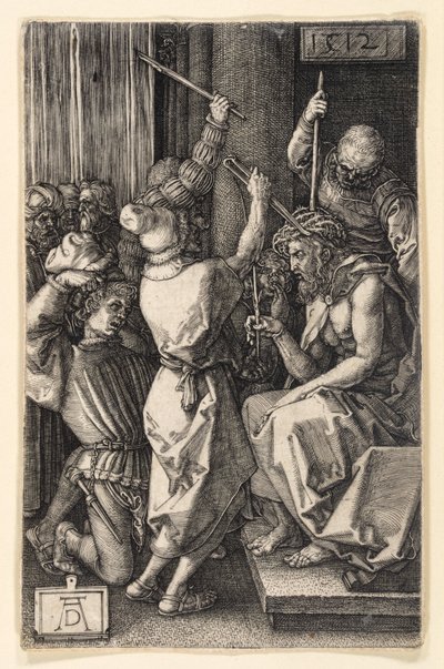 La coronación de espinas de Cristo (Pasión grabada) de Albrecht Dürer