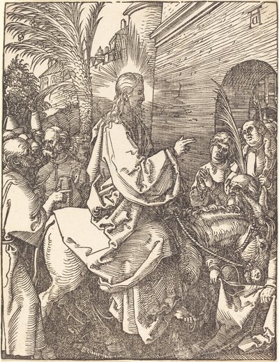 Entrada de Cristo en Jerusalén de Albrecht Dürer